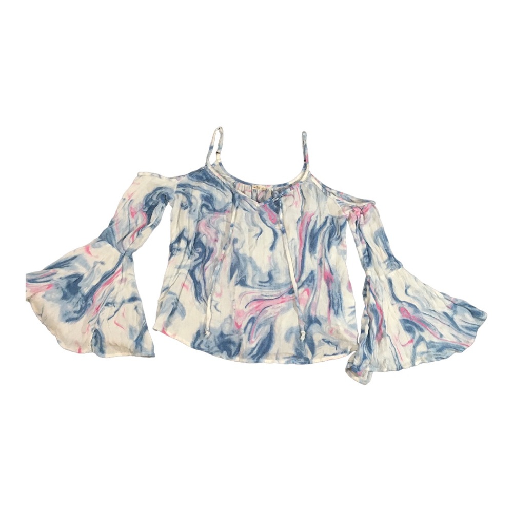 HOLLISTER Size Small Cold Shoulder Blouse